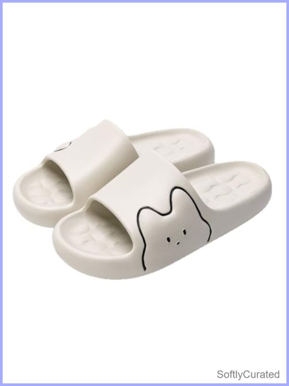 EVA Platform Sandals Open Toe Anti-Slip Mute Slippers Indoor Outdoor